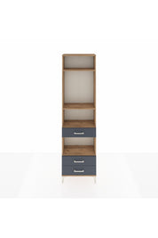 Arges Dolap 4 Raflı 3 Çekmeceli 60x30x221 - S29M099V8A