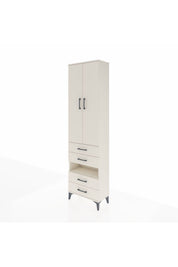 Arges Dolap 3 Raflı 4 Çekmeceli Tek Askılı 60x30x221 - S29M100V1A