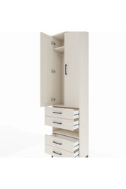 Arges Dolap 3 Raflı 4 Çekmeceli Tek Askılı 60x30x221 - S29M100V1A
