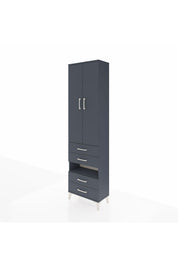 Arges Dolap 3 Raflı 4 Çekmeceli Tek Askılı 60x30x221 - S29M100V5A