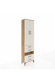 Arges Dolap 3 Raflı 4 Çekmeceli Tek Askılı 60x30x221 - S29M100V7A