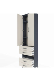 Arges Dolap 4 Raflı 4 Çekmeceli 2 Kapaklı 60x30x221 - S29M101V4A