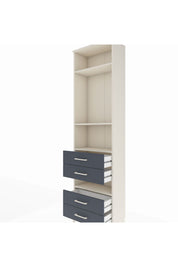 Arges Dolap 4 Raflı 4 Çekmeceli 60x30x221 - S29M102V2A