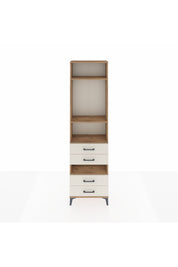Arges Dolap 4 Raflı 4 Çekmeceli 60x30x221 - S29M102V7A