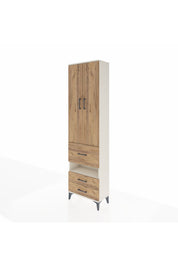 Arges Dolap 3 Raflı 3 Çekmeceli Tek Askılı 60x30x221 - S29M103V3A