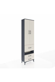 Arges Dolap 3 Raflı 3 Çekmeceli Tek Askılı 60x30x221 - S29M103V4A