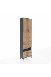 Arges Dolap 3 Raflı 3 Çekmeceli Tek Askılı 60x30x221 - S29M103V6A