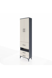 Arges Dolap 4 Raflı 3 Çekmeceli 2 Kapaklı 60x30x221 - S29M104V4A