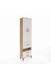 Arges Dolap 4 Raflı 3 Çekmeceli 2 Kapaklı 60x30x221 - S29M104V7A