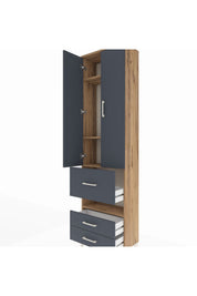 Arges Dolap 4 Raflı 3 Çekmeceli 2 Kapaklı 60x30x221 - S29M104V8A