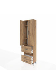 Arges Dolap 4 Raflı 3 Çekmeceli 2 Kapaklı 60x30x221 - S29M104V9A
