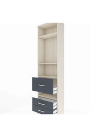 Arges Dolap 4 Raflı 3 Çekmeceli 60x30x221 - S29M105V2A