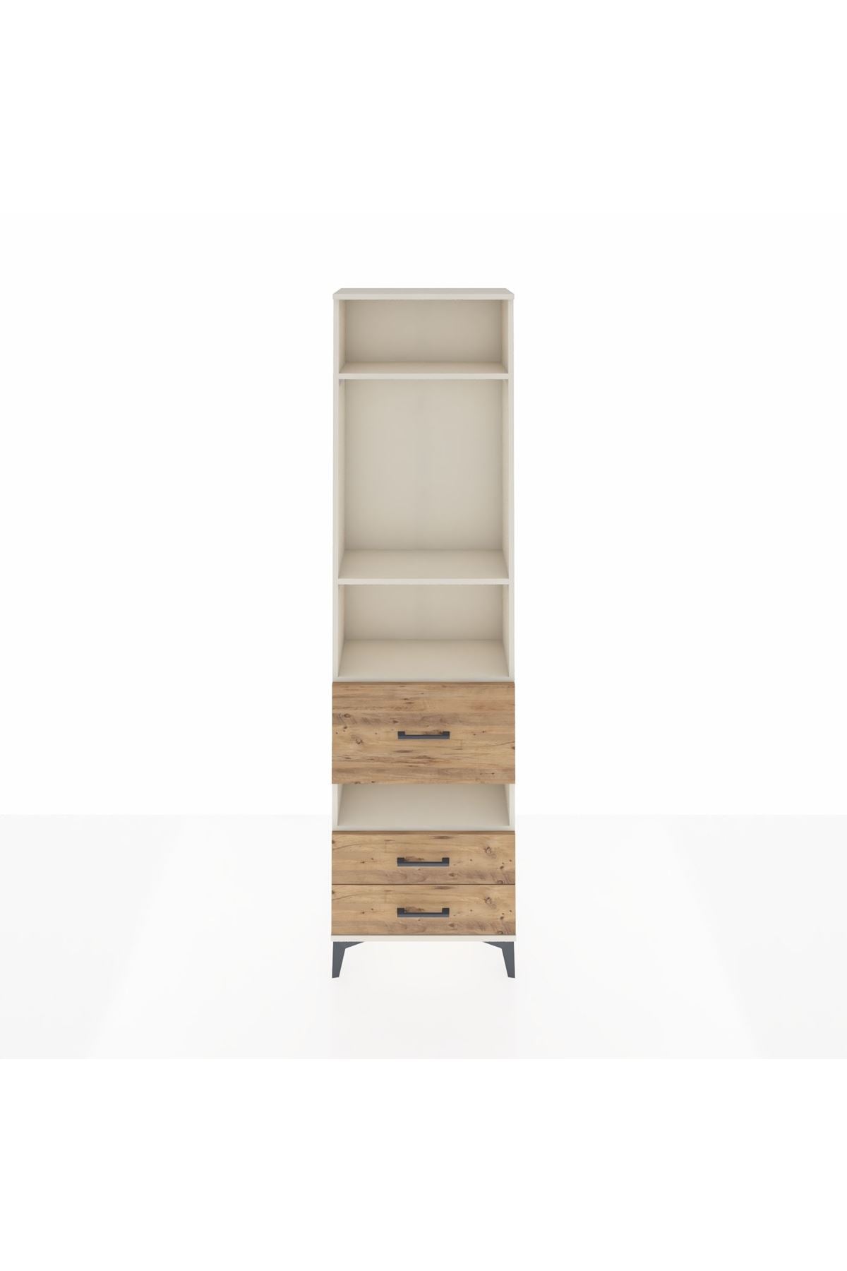 Arges Dolap 4 Raflı 3 Çekmeceli 60x30x221 - S29M105V3A