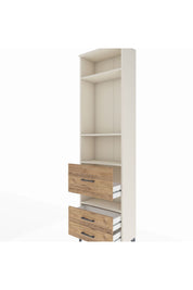 Arges Dolap 4 Raflı 3 Çekmeceli 60x30x221 - S29M105V3A