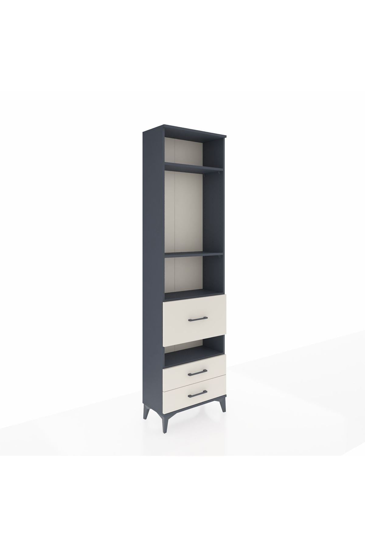 Arges Dolap 4 Raflı 3 Çekmeceli 60x30x221 - S29M105V4A