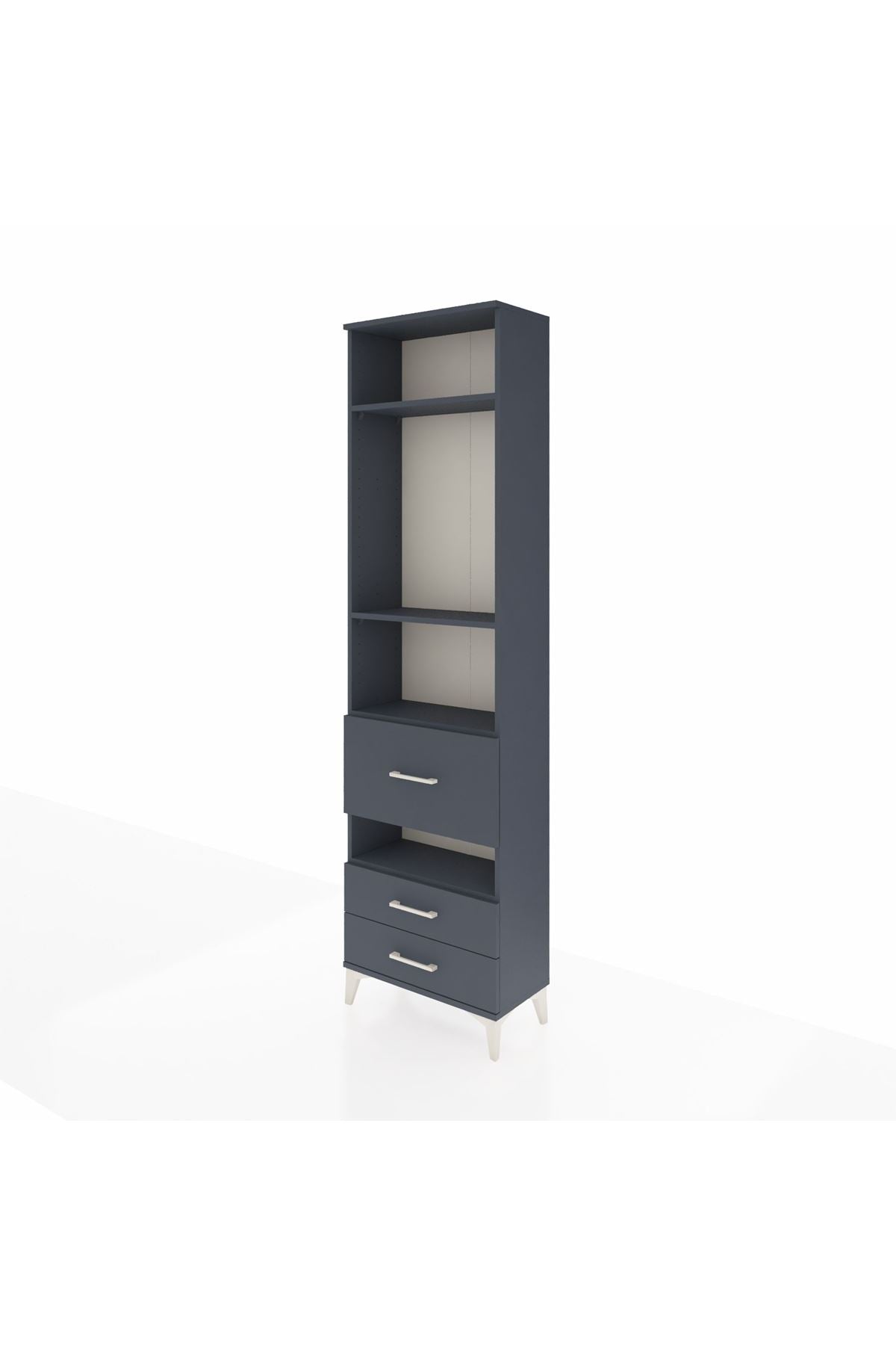 Arges Dolap 4 Raflı 3 Çekmeceli 60x30x221 - S29M105V5A