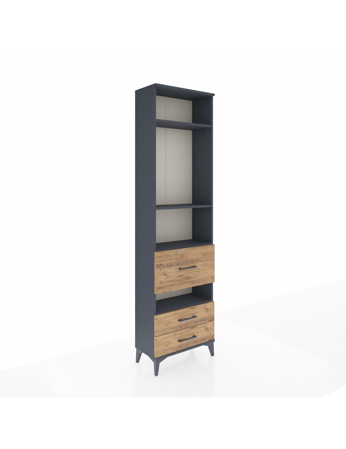 Arges Dolap 4 Raflı 3 Çekmeceli 60x30x221 - S29M105V6A