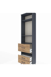 Arges Dolap 4 Raflı 3 Çekmeceli 60x30x221 - S29M105V6A