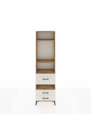 Arges Dolap 4 Raflı 3 Çekmeceli 60x30x221 - S29M105V7A