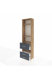 Arges Dolap 4 Raflı 3 Çekmeceli 60x30x221 - S29M105V8A