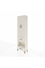 Arges Dolap 3 Raflı 2 Çekmeceli Tek Askılı 60x30x221 - S29M106V1A