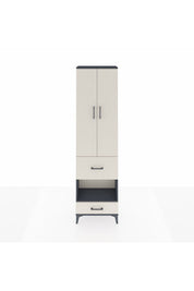 Arges Dolap 3 Raflı 2 Çekmeceli Tek Askılı 60x30x221 - S29M106V4A
