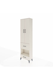 Arges Dolap 4 Raflı 2 Çekmeceli 2 Kapaklı 60x30x221 - S29M107V1A