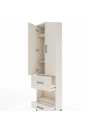 Arges Dolap 4 Raflı 2 Çekmeceli 2 Kapaklı 60x30x221 - S29M107V1A