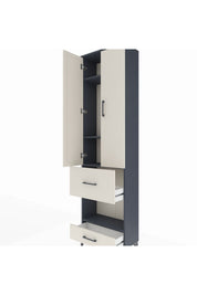 Arges Dolap 4 Raflı 2 Çekmeceli 2 Kapaklı 60x30x221 - S29M107V4A