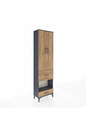 Arges Dolap 4 Raflı 2 Çekmeceli 2 Kapaklı 60x30x221 - S29M107V6A