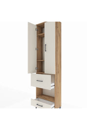 Arges Dolap 4 Raflı 2 Çekmeceli 2 Kapaklı 60x30x221 - S29M107V7A