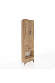 Arges Dolap 4 Raflı 2 Çekmeceli 2 Kapaklı 60x30x221 - S29M107V9A