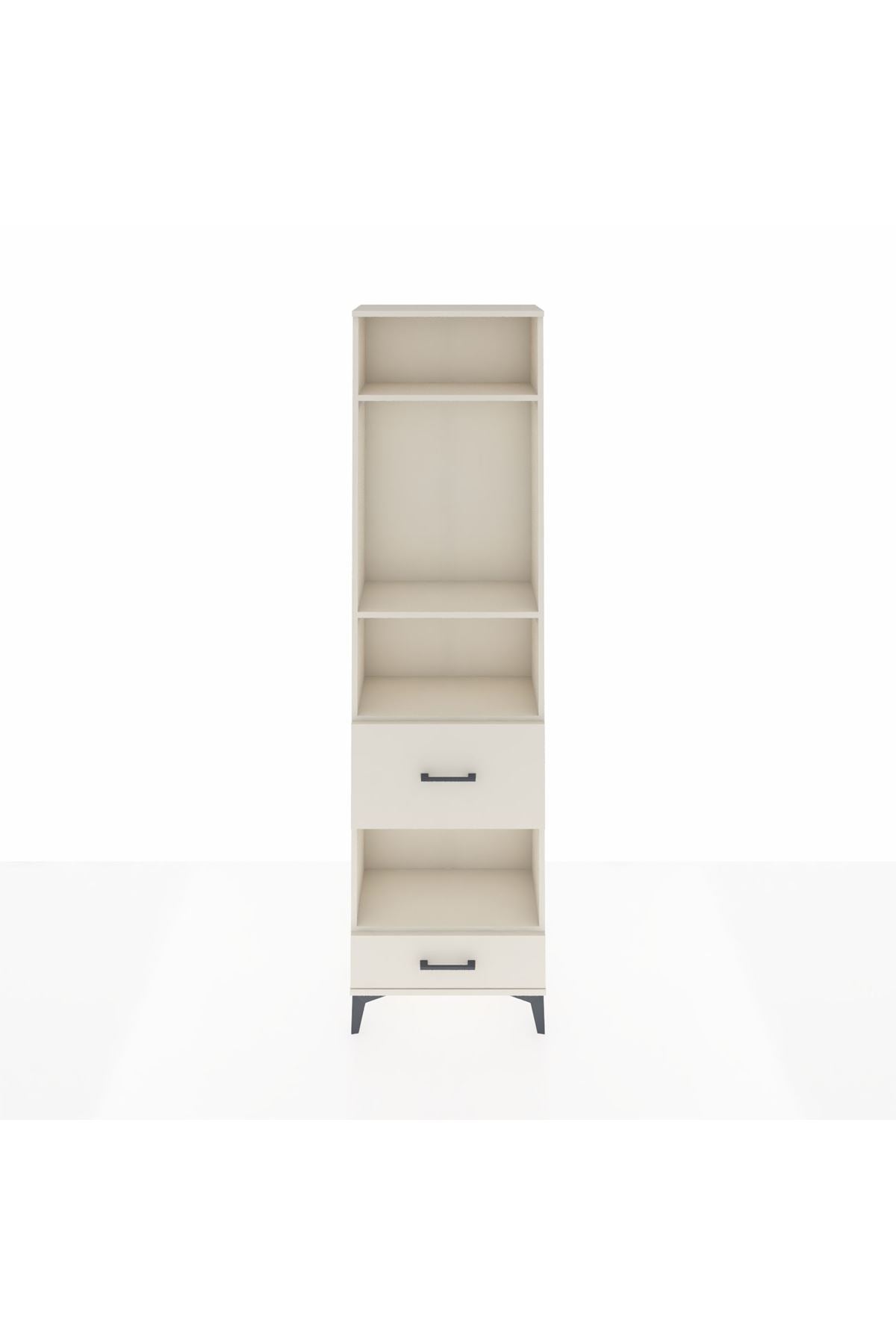 Arges Dolap 4 Raflı 2 Çekmeceli 60x30x221 - S29M108V1A