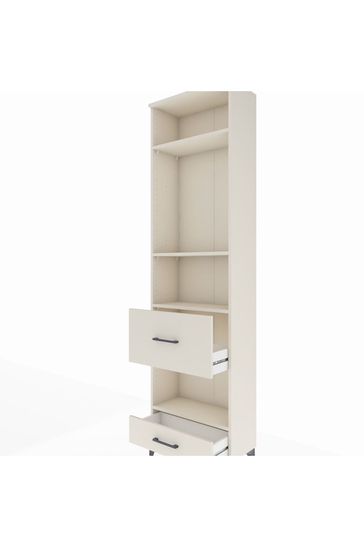 Arges Dolap 4 Raflı 2 Çekmeceli 60x30x221 - S29M108V1A