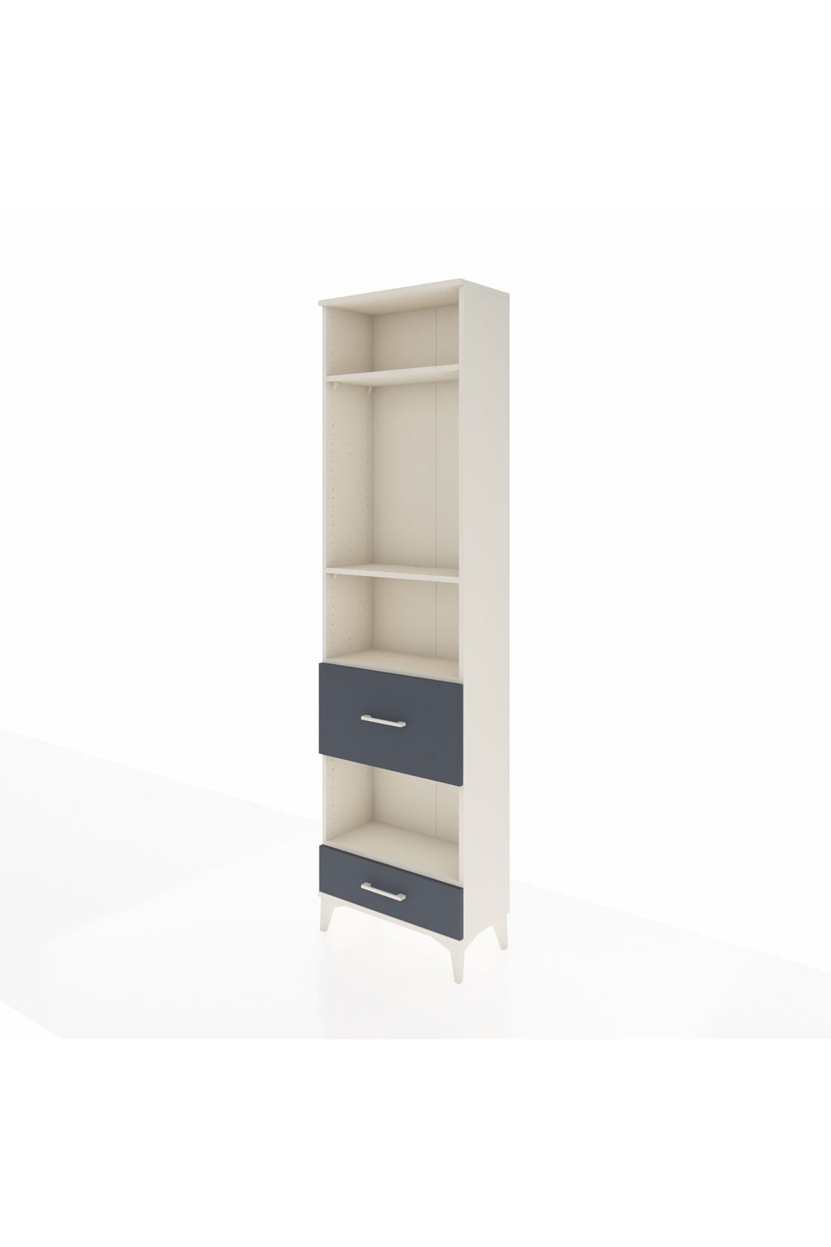 Arges Dolap 4 Raflı 2 Çekmeceli 60x30x221 - S29M108V2A