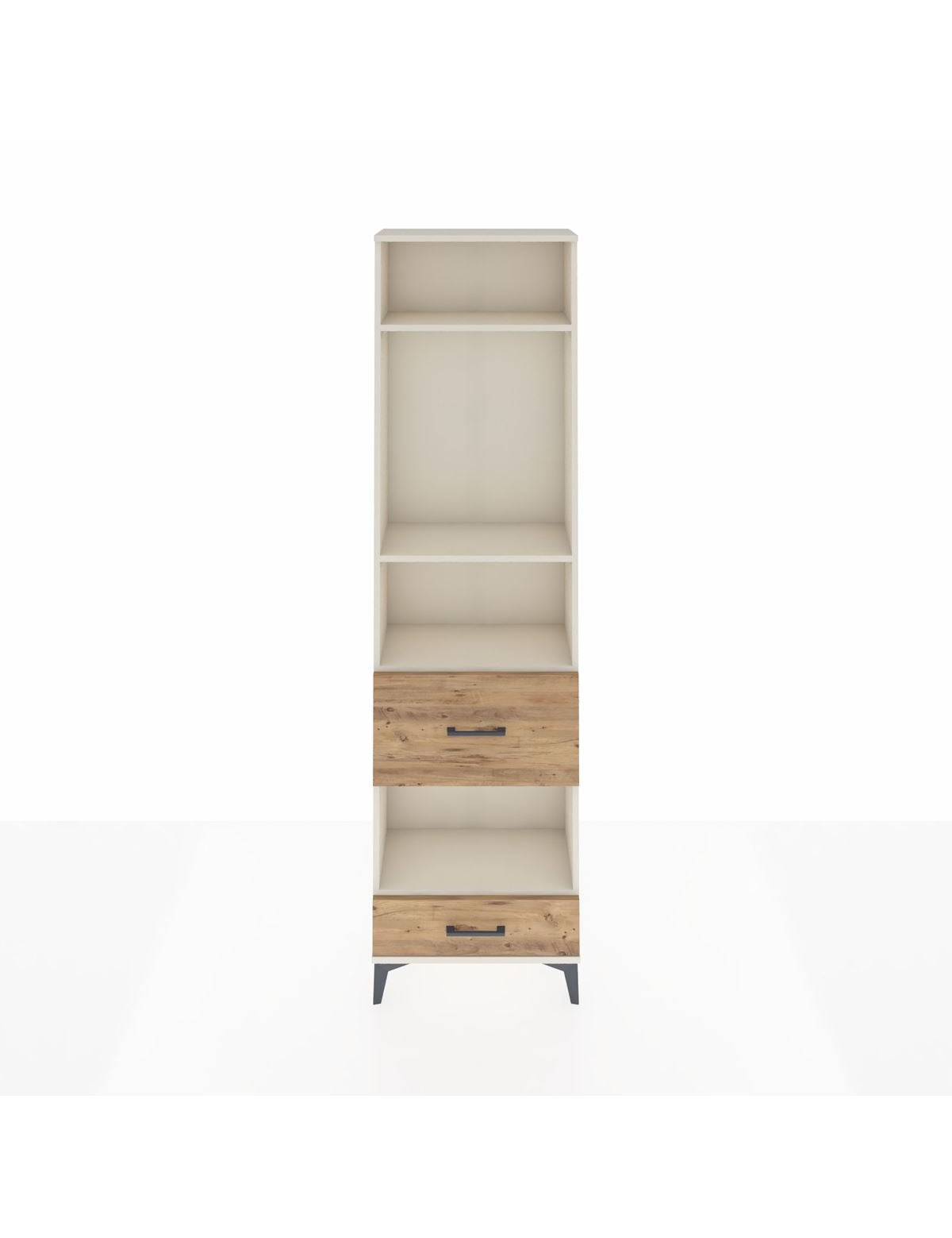 Arges Dolap 4 Raflı 2 Çekmeceli 60x30x221 - S29M108V3A