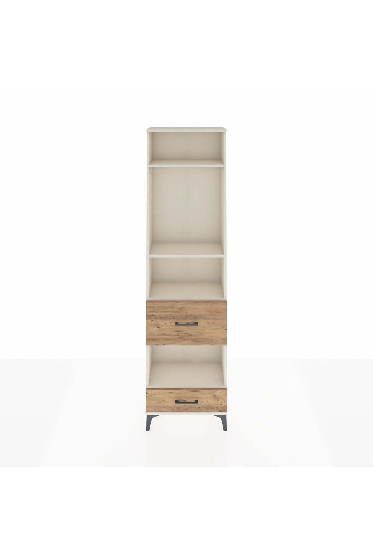 Arges Dolap 4 Raflı 2 Çekmeceli 60x30x221 - S29M108V3A