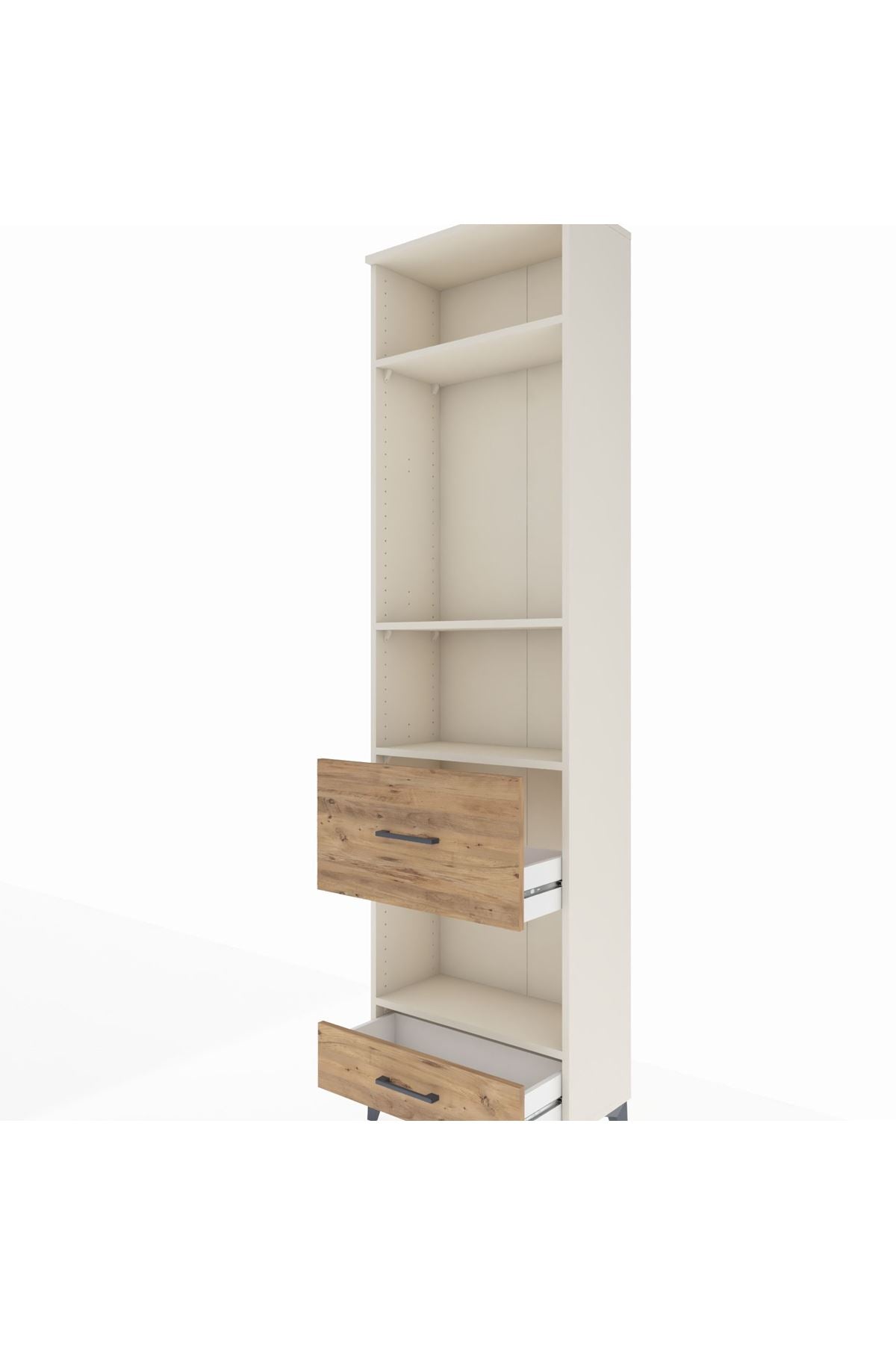 Arges Dolap 4 Raflı 2 Çekmeceli 60x30x221 - S29M108V3A