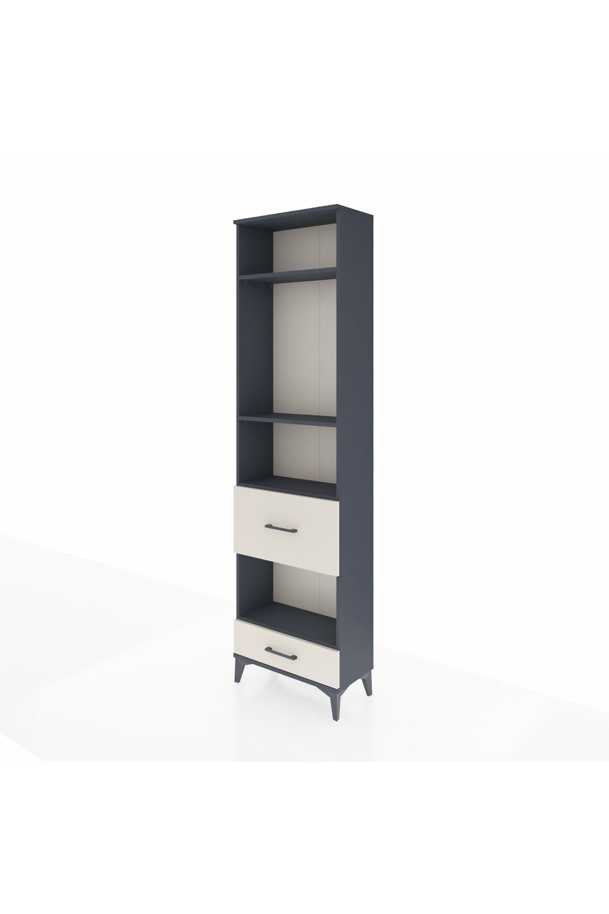 Arges Dolap 4 Raflı 2 Çekmeceli 60x30x221 - S29M108V4A
