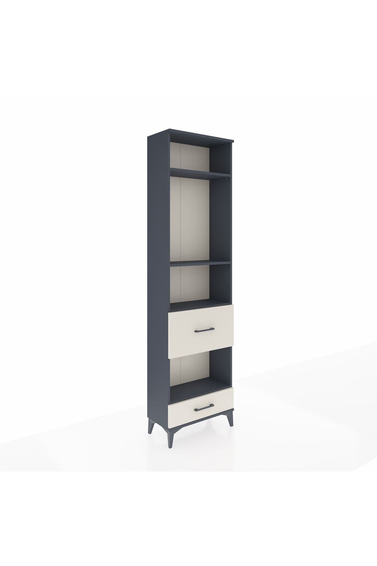 Arges Dolap 4 Raflı 2 Çekmeceli 60x30x221 - S29M108V4A