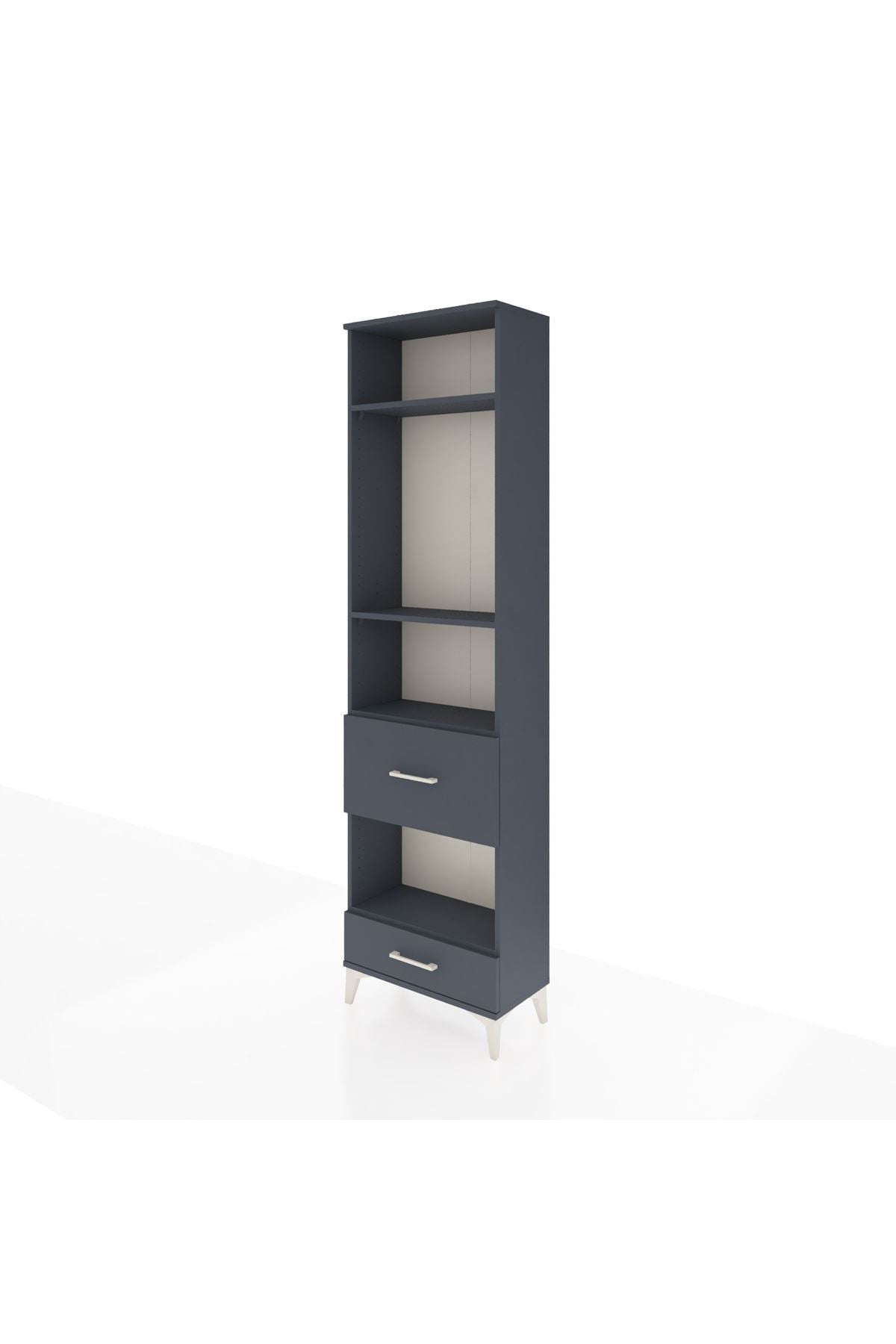 Arges Dolap 4 Raflı 2 Çekmeceli 60x30x221 - S29M108V5A