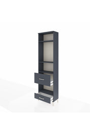 Arges Dolap 4 Raflı 2 Çekmeceli 60x30x221 - S29M108V5A