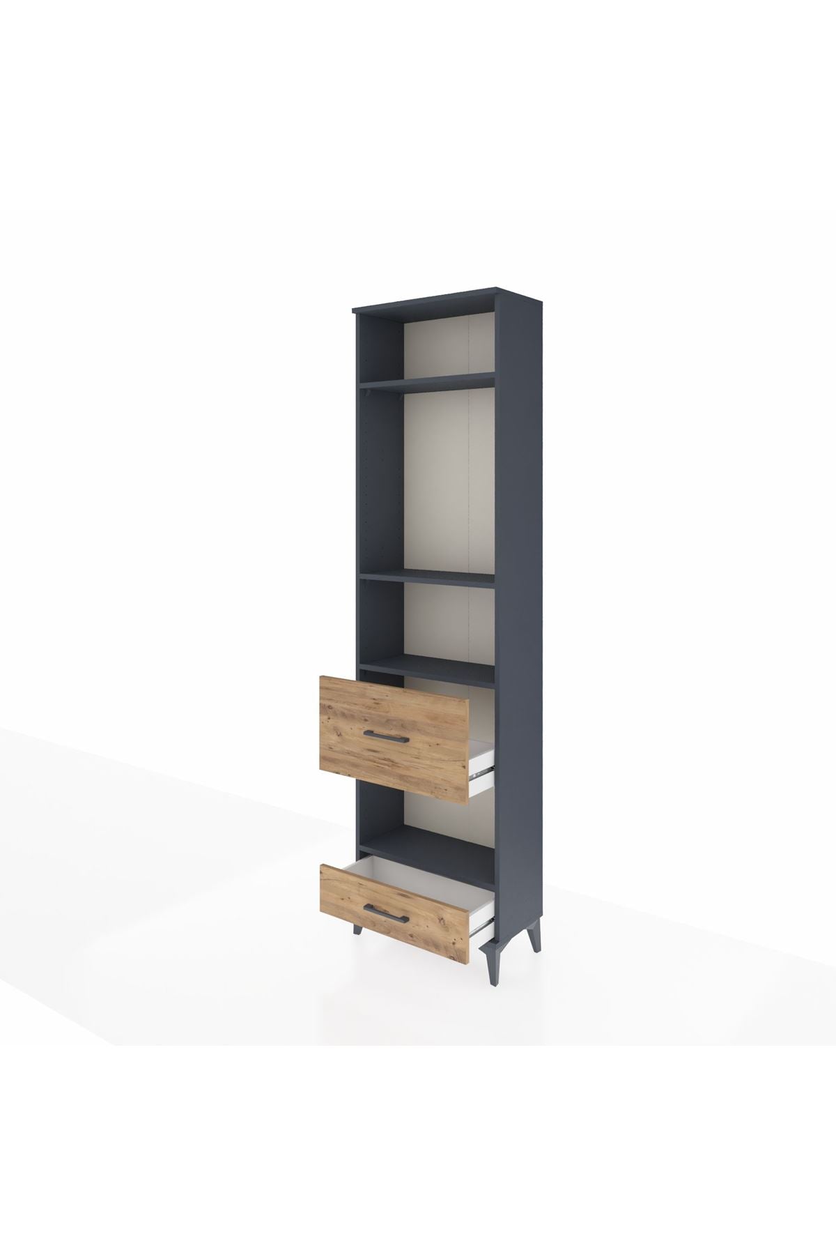 Arges Dolap 4 Raflı 2 Çekmeceli 60x30x221 - S29M108V6A