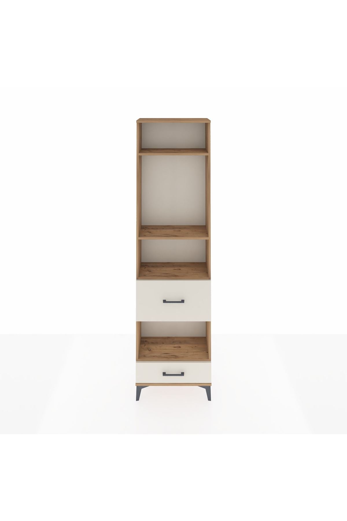 Arges Dolap 4 Raflı 2 Çekmeceli 60x30x221 - S29M108V7A
