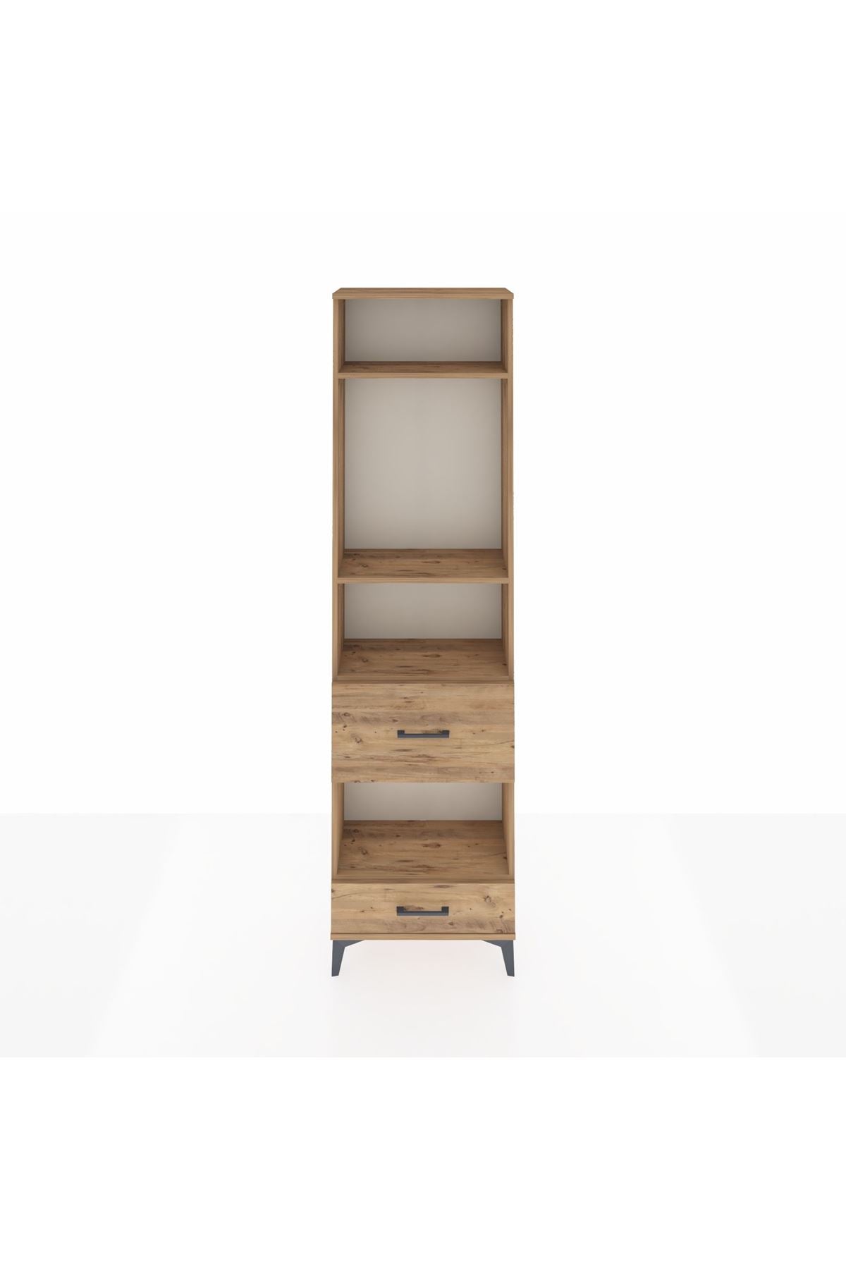 Arges Dolap 4 Raflı 2 Çekmeceli 60x30x221 - S29M108V9A