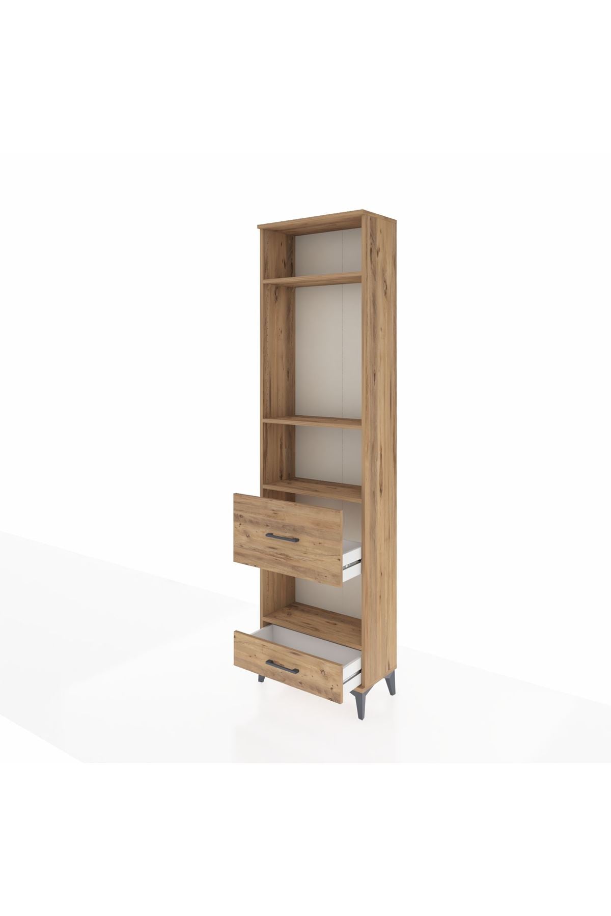 Arges Dolap 4 Raflı 2 Çekmeceli 60x30x221 - S29M108V9A