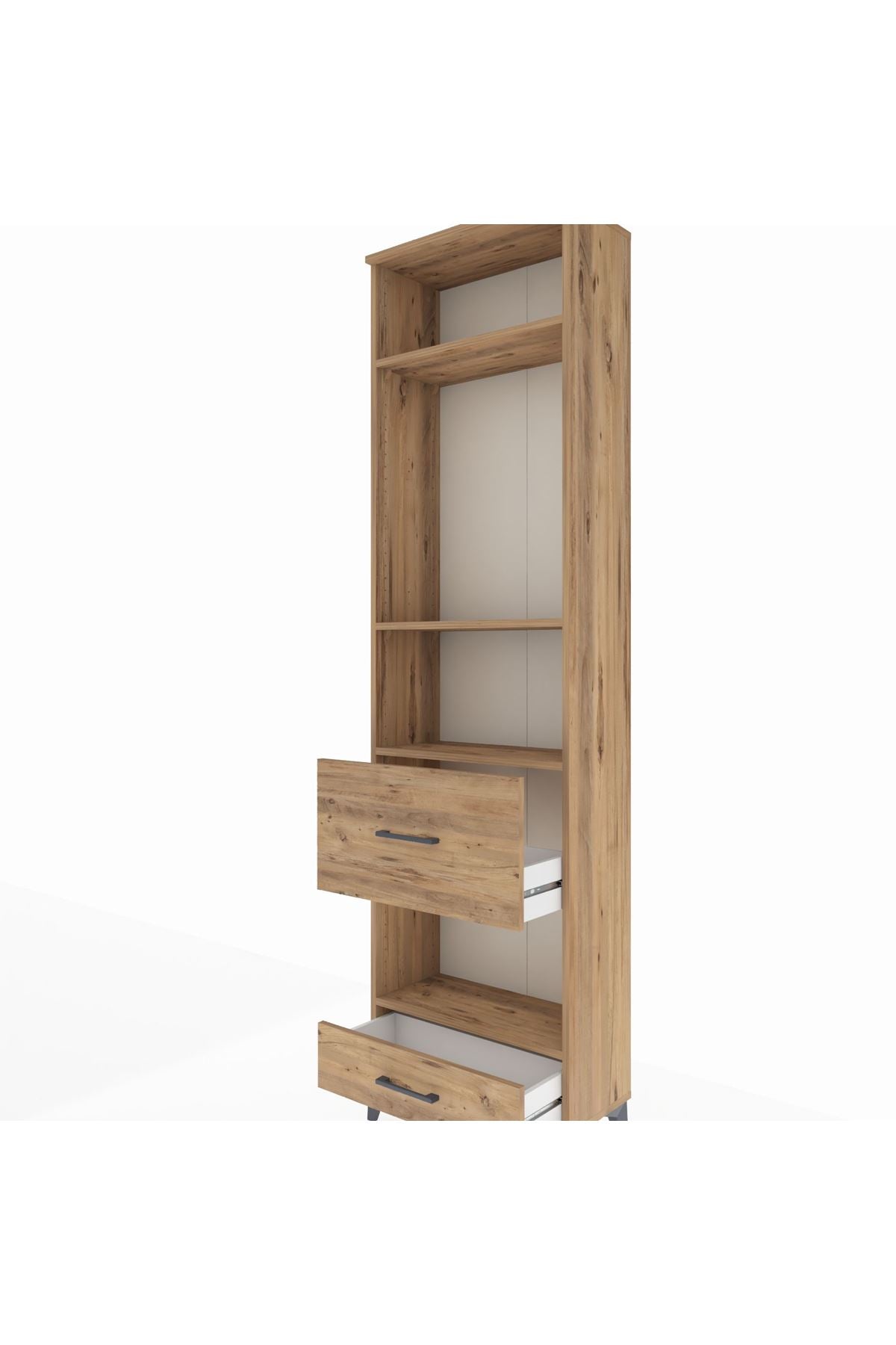 Arges Dolap 4 Raflı 2 Çekmeceli 60x30x221 - S29M108V9A
