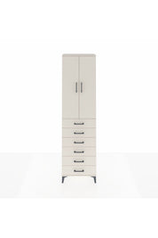 Arges Dolap 2 Raflı 6 Çekmeceli Tek Askılı 60x30x221 - S29M109V1A