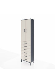 Arges Dolap 2 Raflı 6 Çekmeceli Tek Askılı 60x30x221 - S29M109V4A