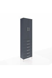 Arges Dolap 2 Raflı 6 Çekmeceli Tek Askılı 60x30x221 - S29M109V5A